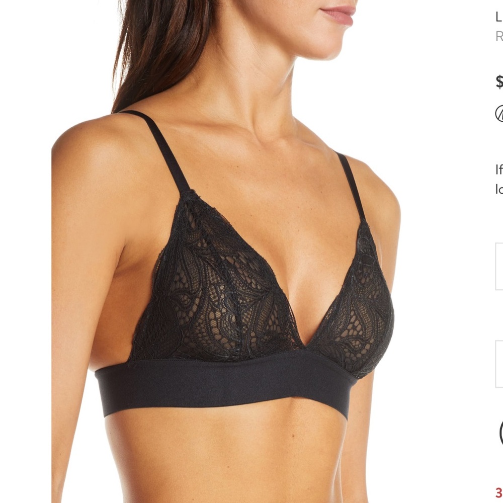 LIVELY The Long-Lined Lace Bralette - Picture 2 of 10